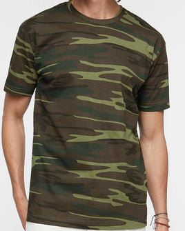 Short Sleeve Green Camo