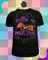 Rollin up some mardi gras spirit - HIS