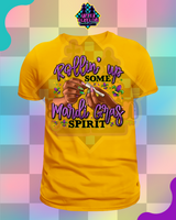 Rollin up some mardi gras spirit - HERS